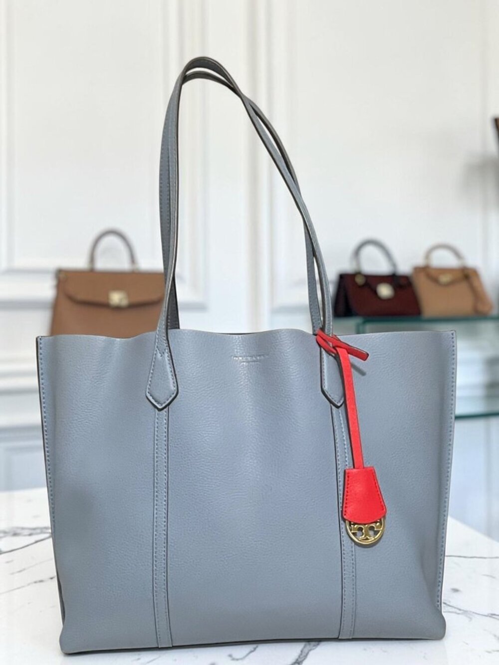 AUTHENTIC TORY BURCH SKY BLUE PERRY SHOULDER BAG 801T133P